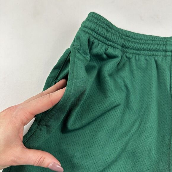 Eastbay SportSource Green Elastic Waist Track Pants Snap Leg Crop Sz YL Youth L - Picture 7 of 10